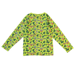 Owls Long Sleeve Shirt in Pear Green-Smafolk-Modern Rascals