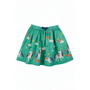 Pacific Aqua Unicorns Twirly Dream Skirt - 1 Left Size 18-24 months-Frugi-Modern Rascals