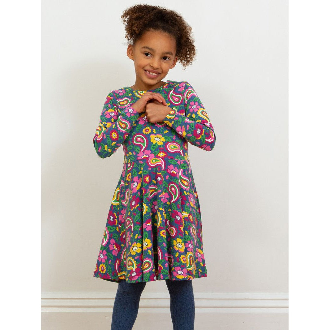 Paisley Pop Skater Dress - 1 Left Size 2-3 years-Kite-Modern Rascals