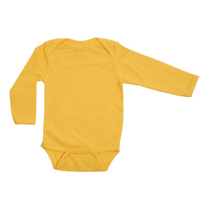 Pale Marigold Long Sleeve Onesie - 2 Left Size 3-6 & 9-12 months-More Than A Fling-Modern Rascals