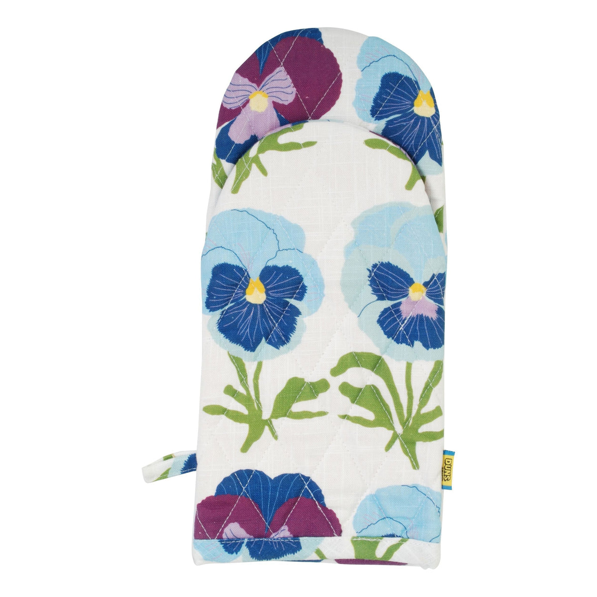 Pansy Oven Mitt (single - cotton/linen blend)-Duns Sweden-Modern Rascals