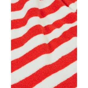 Papaya Stripe Beach Towelling Shorts-Frugi-Modern Rascals