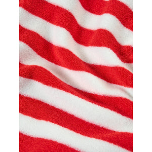 Papaya Stripe/Sun Cove Towelling Trousers-Frugi-Modern Rascals