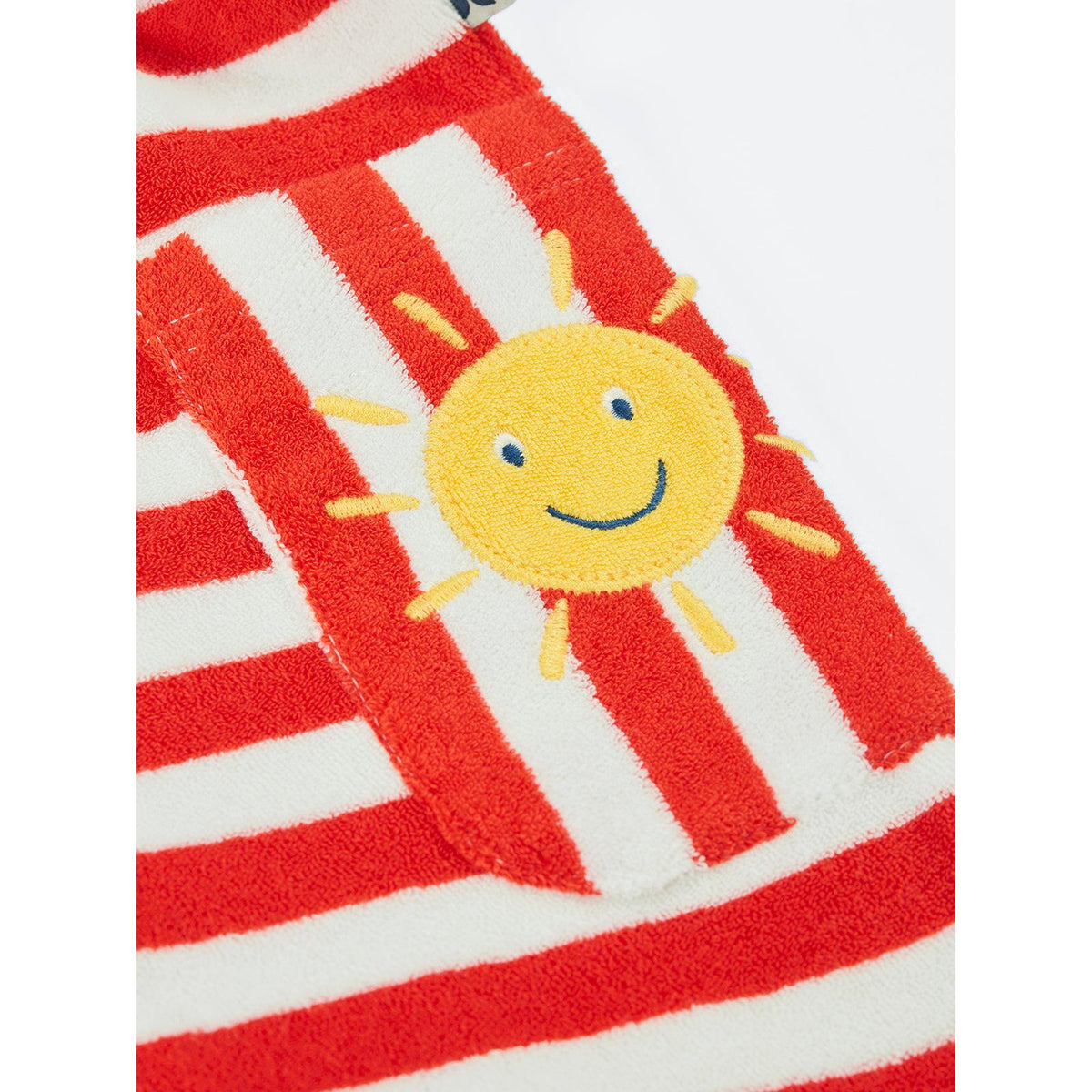 Papaya Stripe/Sun Harlyn Towelling Playsuit-Frugi-Modern Rascals