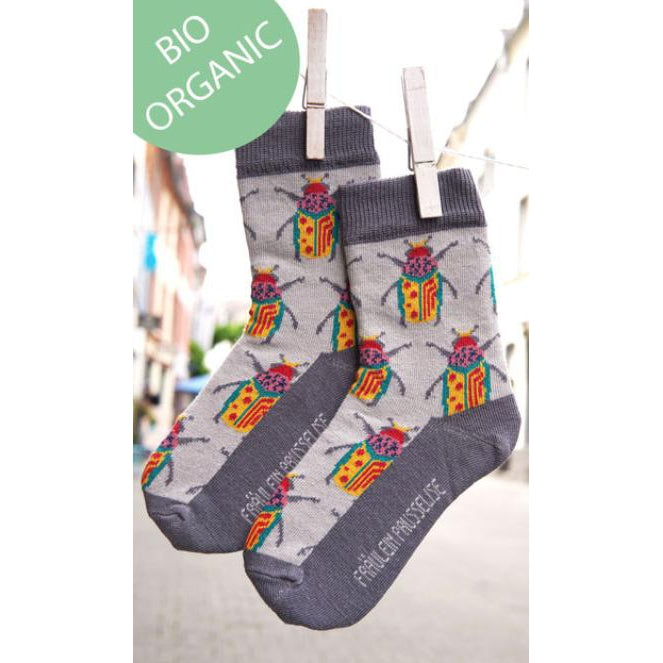 Party Beetle Socks - 2 Left Size 2-3 years-Fraulein Prusselise-Modern Rascals