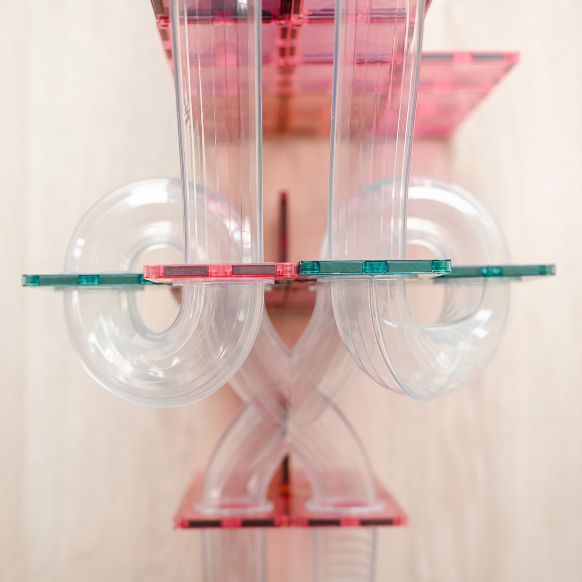 Pastel Ball Run Expansion Pack - 80 pieces-Connetix-Modern Rascals