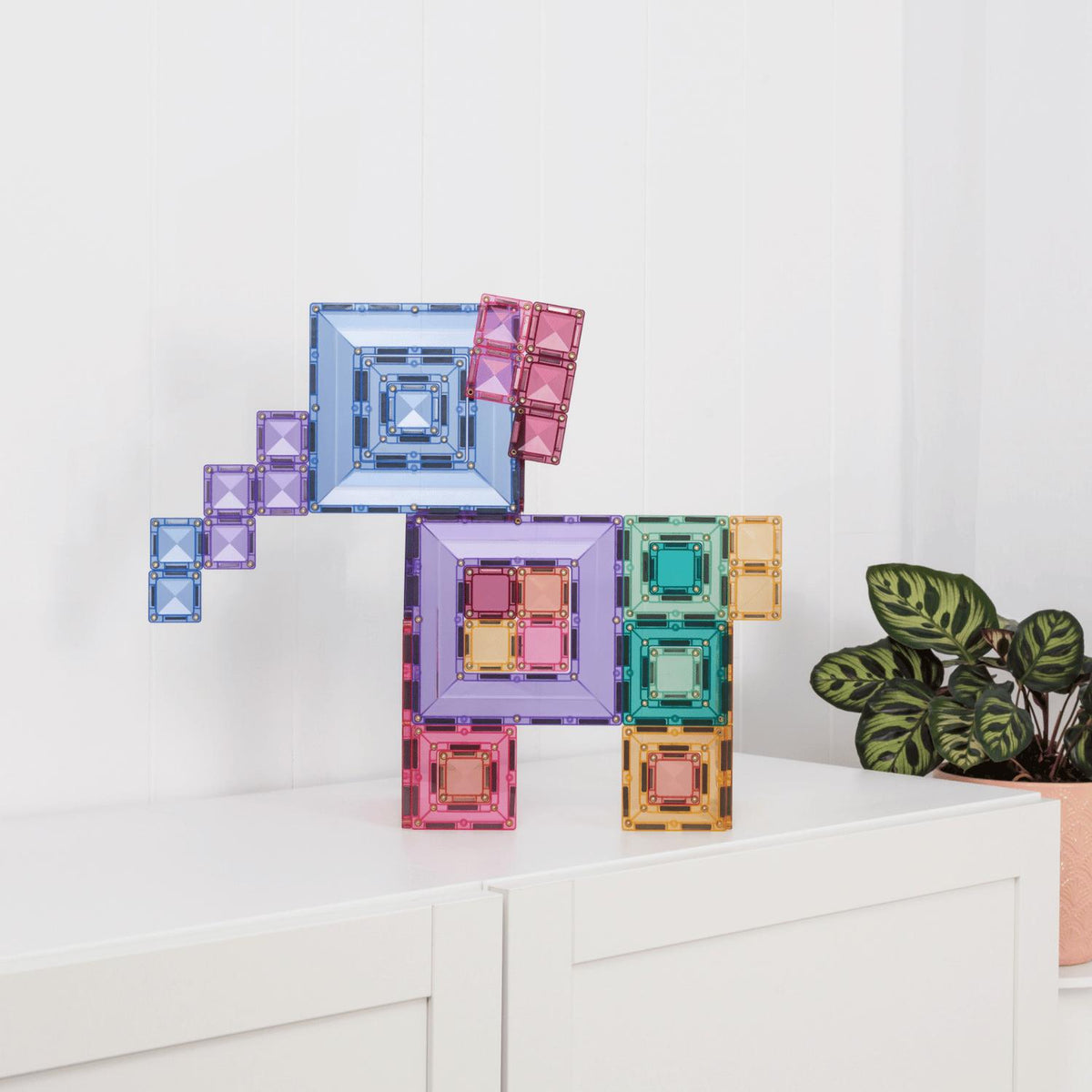 Pastel Portal Pack - 48 Pieces-Connetix-Modern Rascals