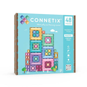 Pastel Portal Pack - 48 Pieces-Connetix-Modern Rascals