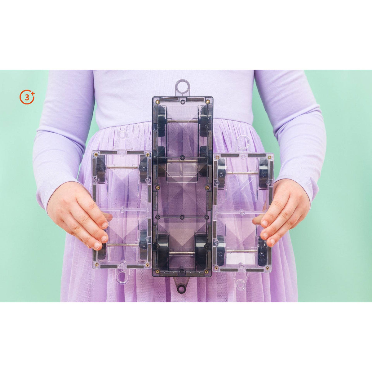 Pastel Transport Pack - 50 pieces-Connetix-Modern Rascals