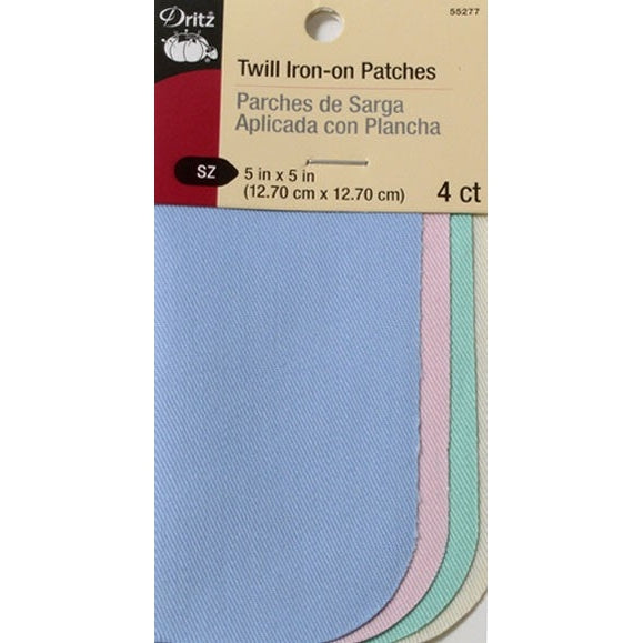 Patch Set - 4 pieces - Pastel in Blue / Pink / Aqua / Cream-Repair-Modern Rascals