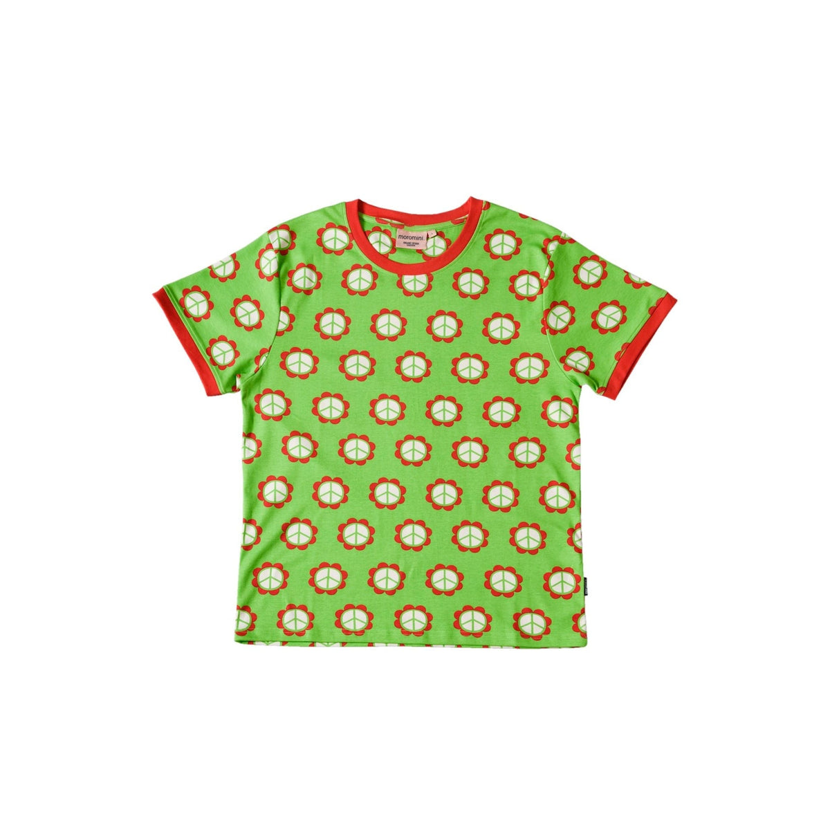 Peace Flower Short Sleeve Shirt - 2 Left Size 9-11 & 11-13 years-Moromini-Modern Rascals