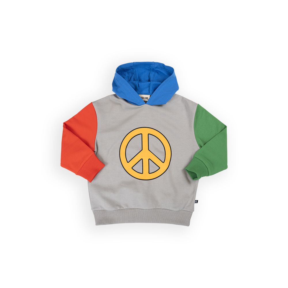 Peace Hoodie - 1 Left Size 4-6 years-CARLIJNQ-Modern Rascals