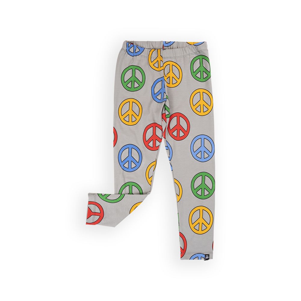 Peace Leggings - 1 Left Size 10-12 years-CARLIJNQ-Modern Rascals