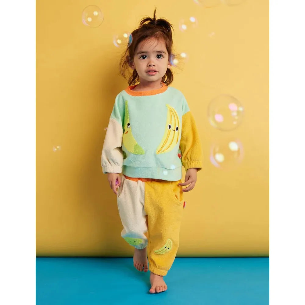 Peel Party Terry Sweater - 1 Left Size 5 years-Halcyon Nights-Modern Rascals