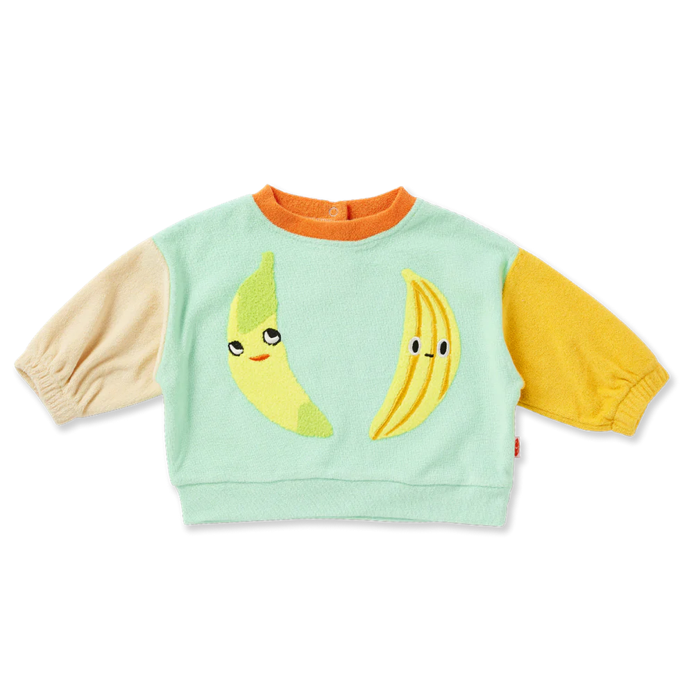 Peel Party Terry Sweater - 2 Left Size 4 & 5 years-Halcyon Nights-Modern Rascals