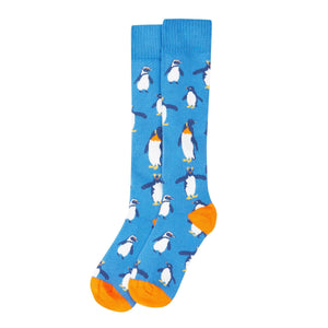 Penguin Boot Socks - 2 Pack - 1 Left Size 8-10 years-Frugi-Modern Rascals