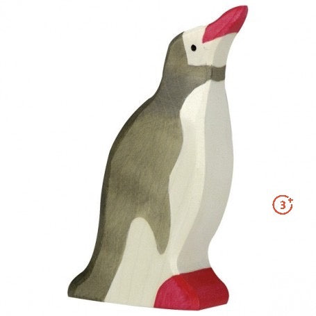 Penguin, Head Raised-Holztiger-Modern Rascals