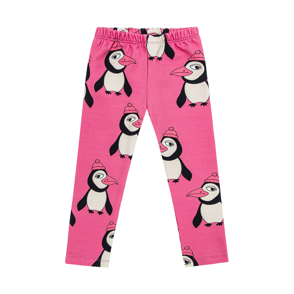 Penguin Leggings - Pink - 1 Left Size 6-8 years-Dear Sophie-Modern Rascals
