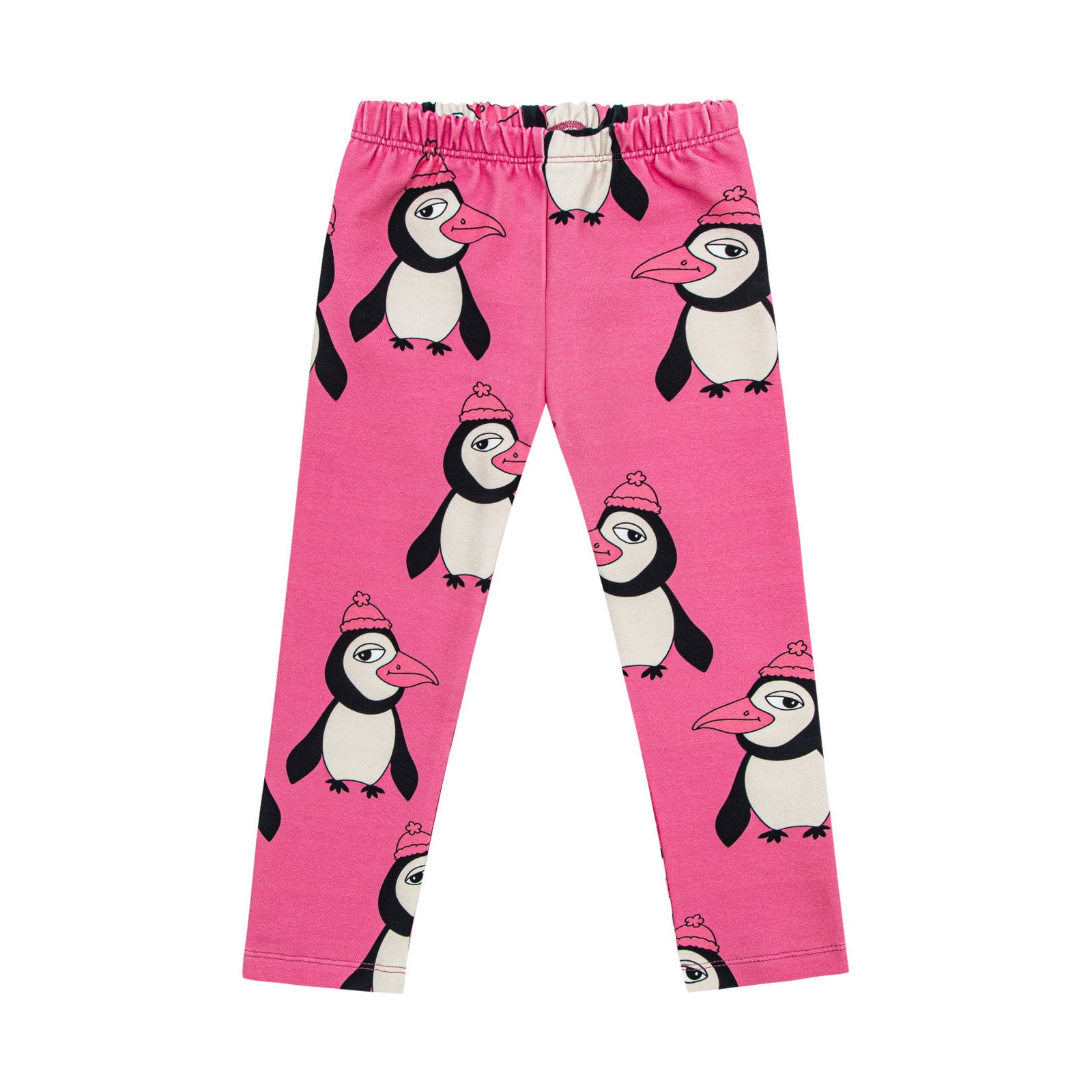 Penguin Leggings - Pink-Dear Sophie-Modern Rascals