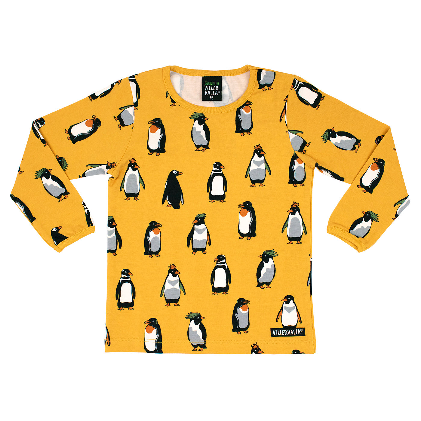 Penguin Long Sleeve Shirt in Saffron-Villervalla-Modern Rascals