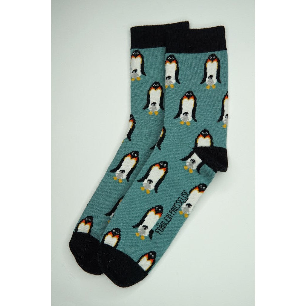 Penguin Socks - 2 Left Size 2-3 years-Fraulein Prusselise-Modern Rascals