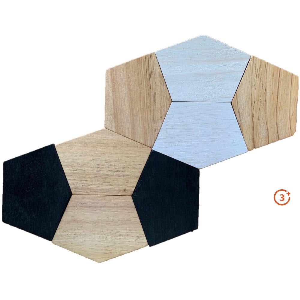 Pentagon Tile Set - 96 pieces-Papoose-Modern Rascals