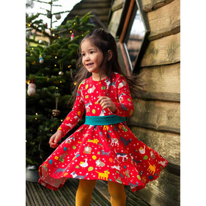 Pet Paw-Ty Party Skater Dress-Frugi-Modern Rascals