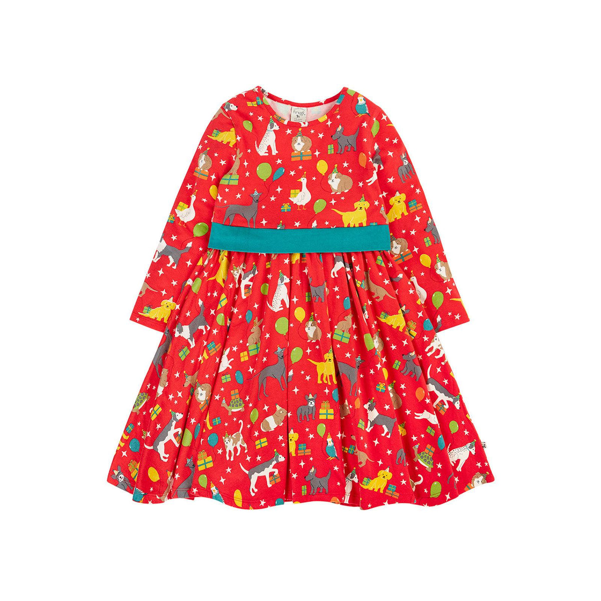 Pet Paw-Ty Party Skater Dress-Frugi-Modern Rascals