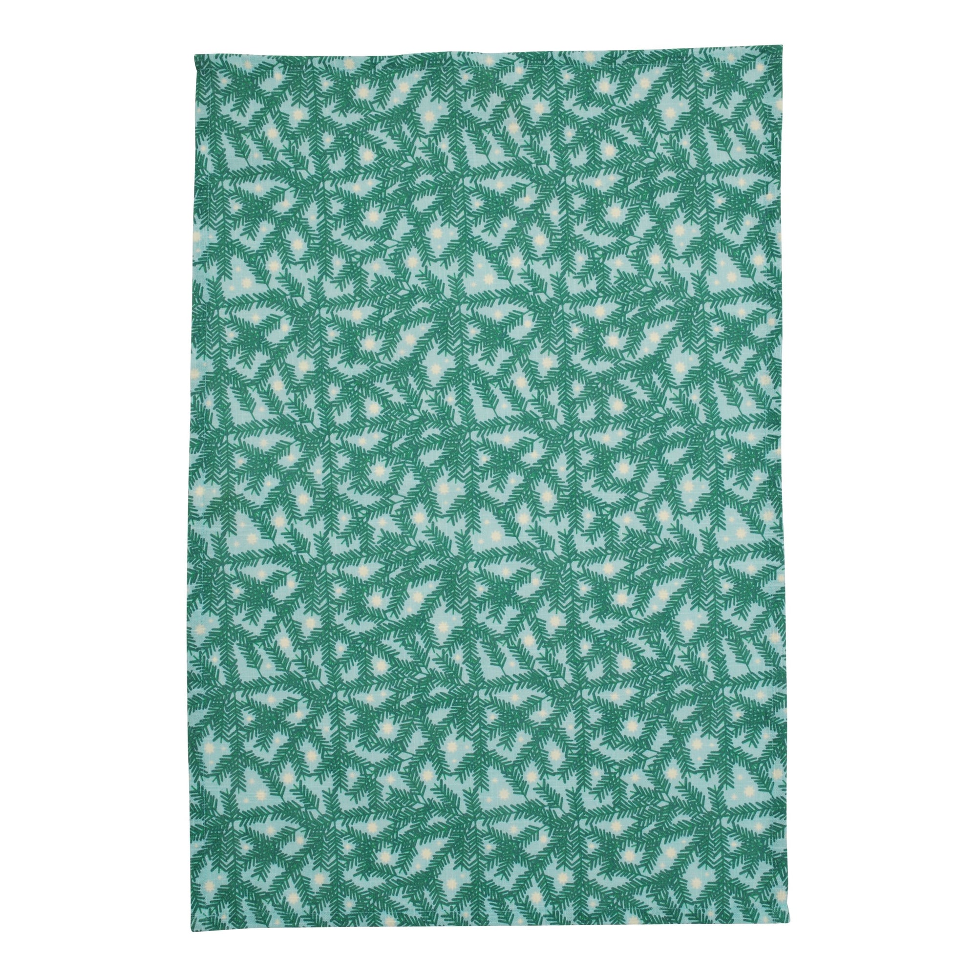 Pine Needle Blue Tea Towel-Duns Sweden-Modern Rascals