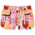 Pink Abstract 80's Shorts-KuKuKid-Modern Rascals