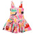 Pink Abstract Ballerina Dress-KuKuKid-Modern Rascals