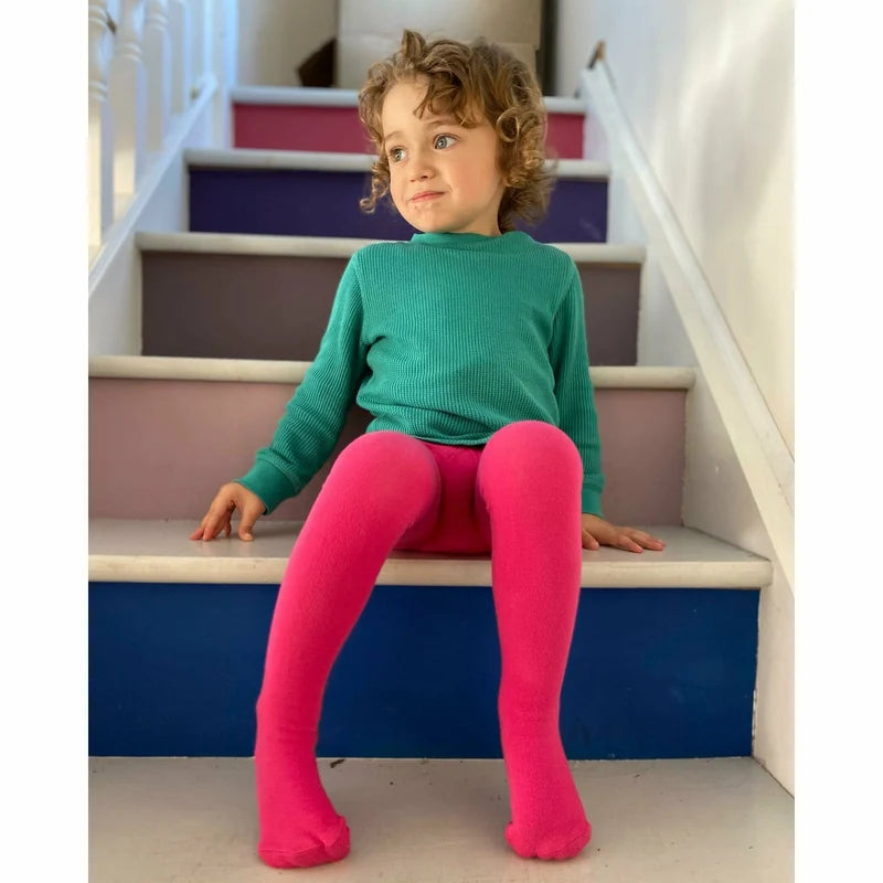 Pink Basics Tights-Slugs and Snails-Modern Rascals