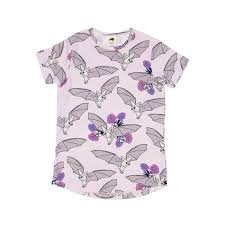 Pink Bats - All Over Print Short Sleeve Shirt - 1 Left Size 2-4 years-Mullido-Modern Rascals