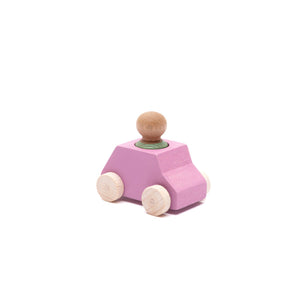 Pink Car with Mint Figure-Lubulona-Modern Rascals