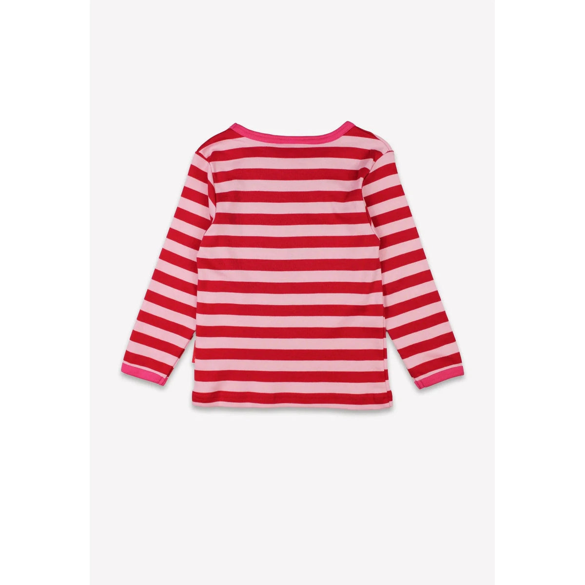 Pink Flower Applique Long Sleeve Shirt - 1 Left Size 6-7 years-Toby Tiger-Modern Rascals