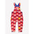 Pink Flower Print Dungarees - 2 Left Size 2-3 & 3-4 years-Toby Tiger-Modern Rascals