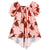 Pink-Orange Fish Puffed Sleeve Dress - 1 Left Size 10-12 years-KuKuKid-Modern Rascals