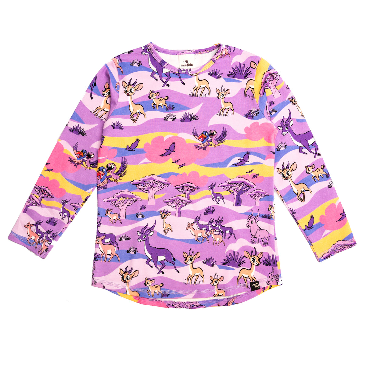 Pink Savanna Long Sleeve Shirt-Mullido-Modern Rascals
