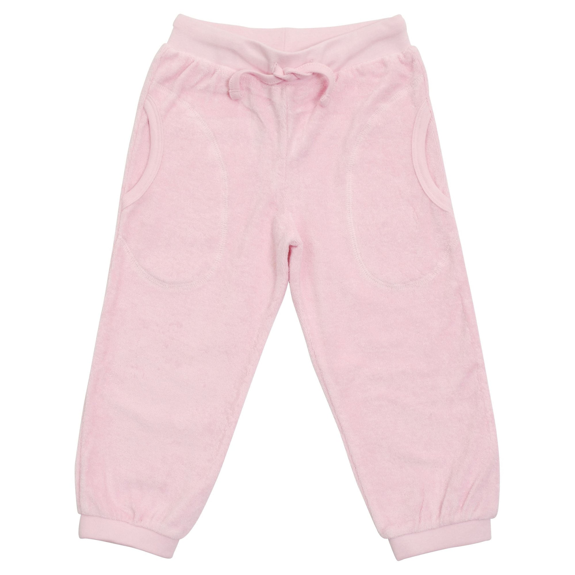 Pink Terry Trousers - 2 Left Size 10-11 & 11-12 years-Duns Sweden-Modern Rascals