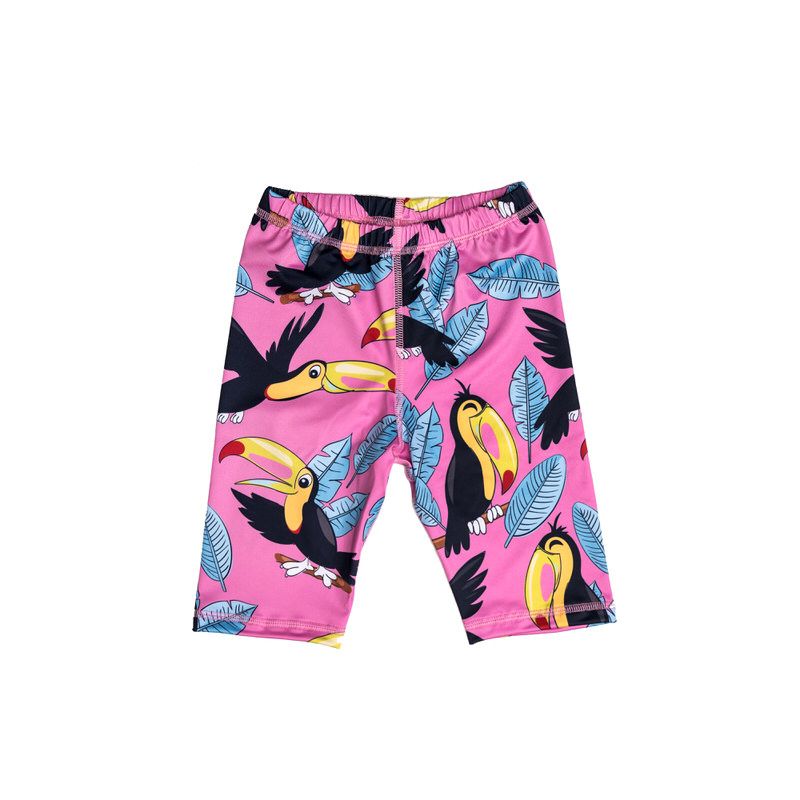 Pink Toucan Swim Shorts-Mullido-Modern Rascals
