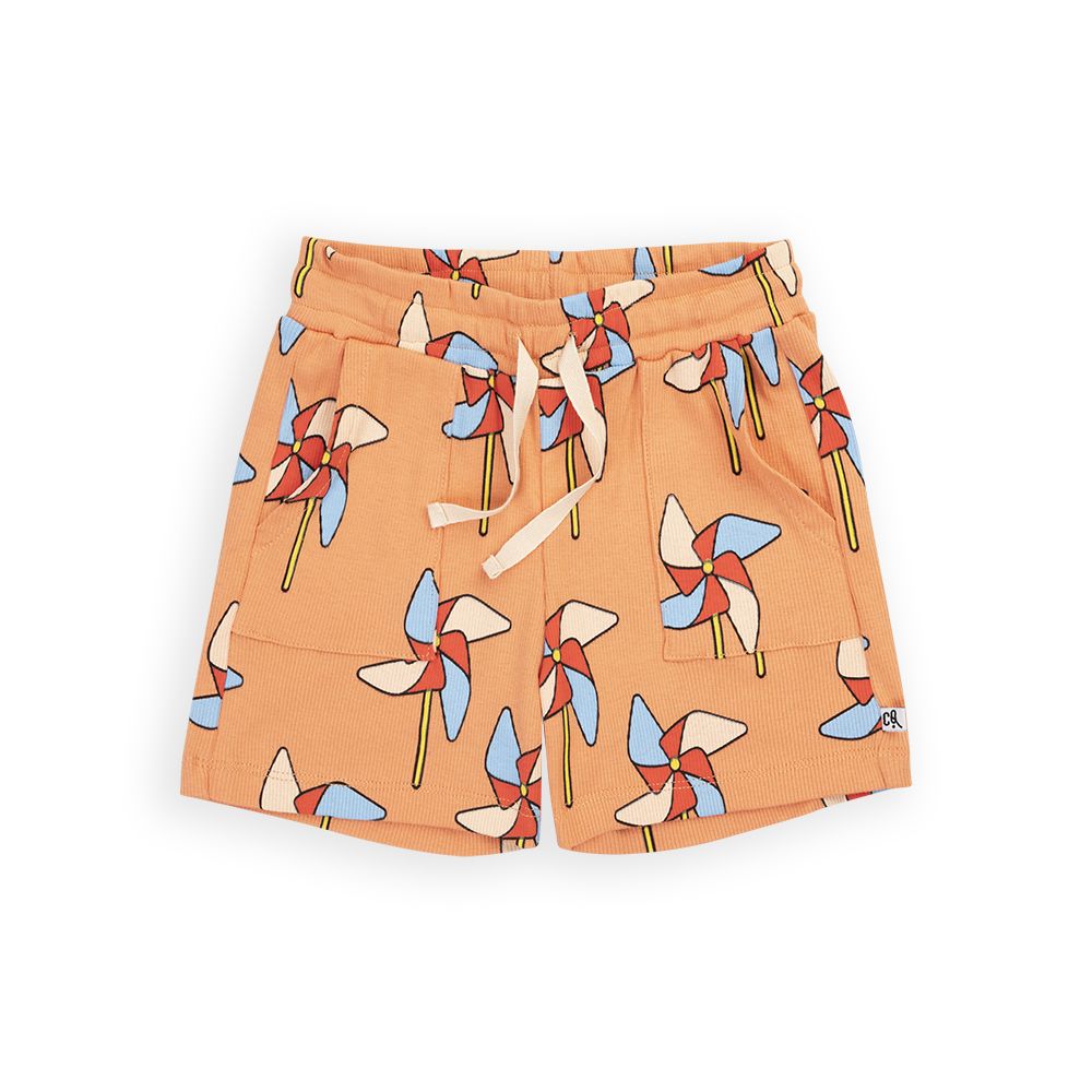 Pinwheel Rib Shorts - 2 Left Size 2-4 & 6-8 years-CARLIJNQ-Modern Rascals