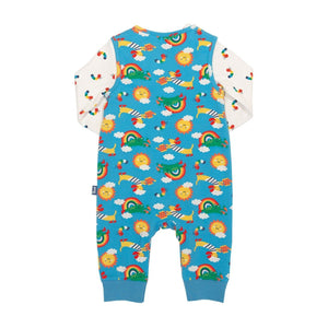 Planet Pals Dungaree Set - 1 Left Size 3-6 months-Kite-Modern Rascals