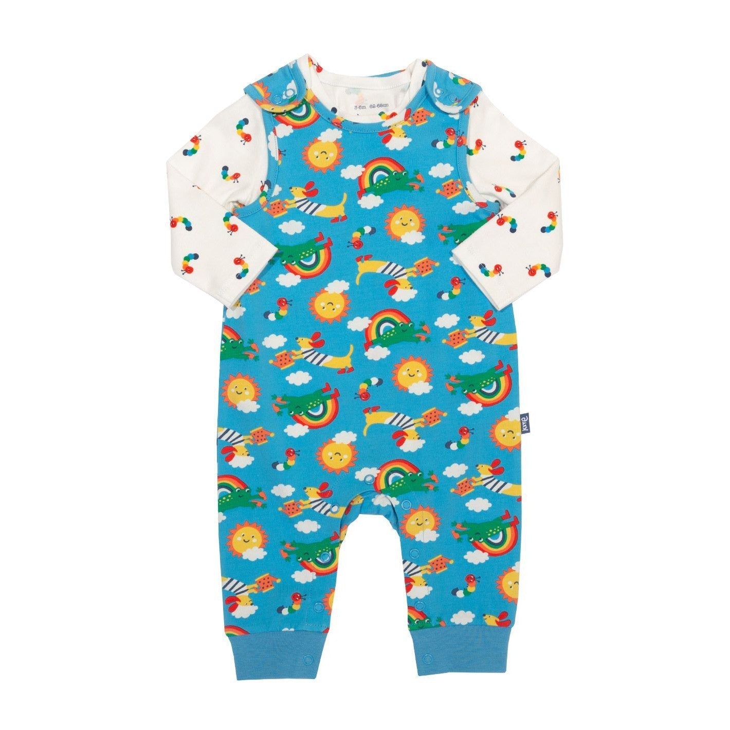 Planet Pals Dungaree Set - 1 Left Size 3-6 months-Kite-Modern Rascals