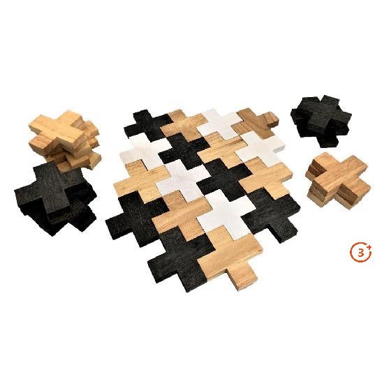 Plus Tile Set - 45 pieces-Papoose-Modern Rascals