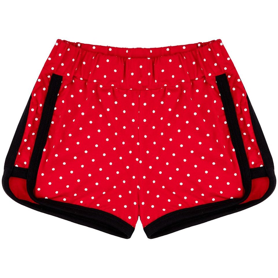 Polka Dots Retro Shorts - 1 Left Size 7-9 years-Raspberry Republic-Modern Rascals