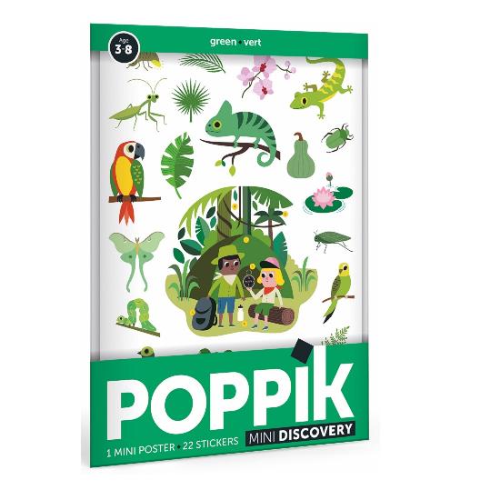 Poppik Mini Discovery Poster - Jungle-Poppik-Modern Rascals