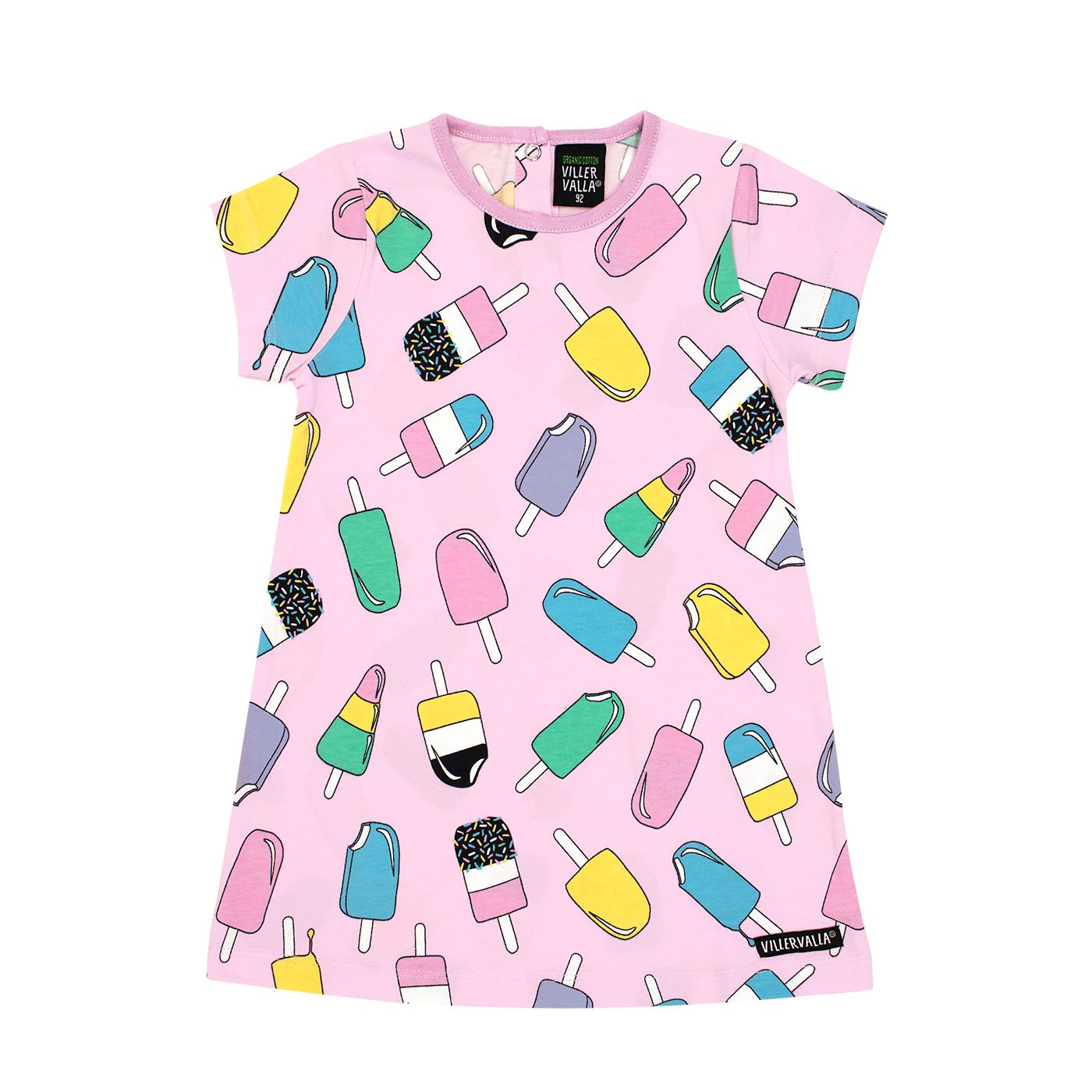 Popsicle Short Sleeve Dress - Light Bloom - 2 Left Size 2-3 & 9-10 years-Villervalla-Modern Rascals