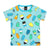 Popsicle Short Sleeve Shirt - Light Aruba - 1 Left Size 8-9 years-Villervalla-Modern Rascals