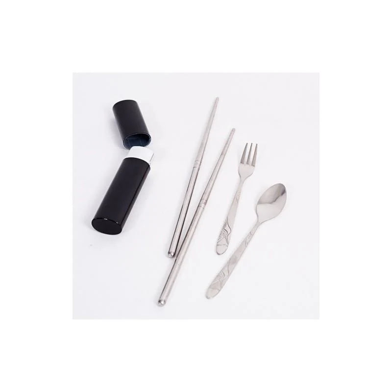 Portable Cutlery Set - Multiple Colours Available-Onyx-Modern Rascals