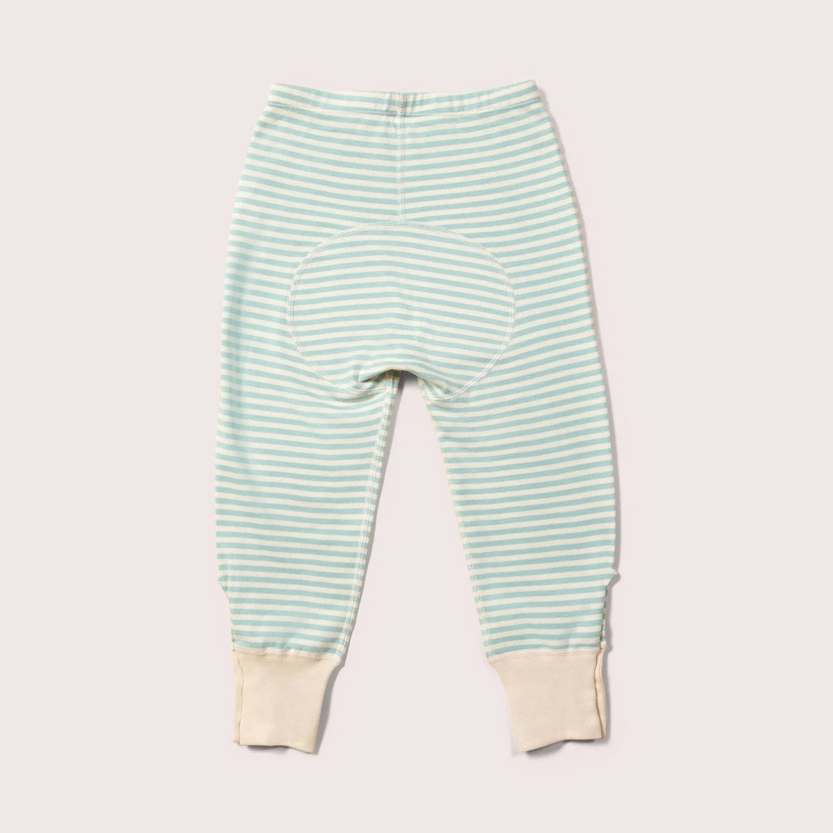 Powder Blue Striped Extra Long Adaptive Joggers - 1 Left Size 18-24 months-Little Green Radicals-Modern Rascals